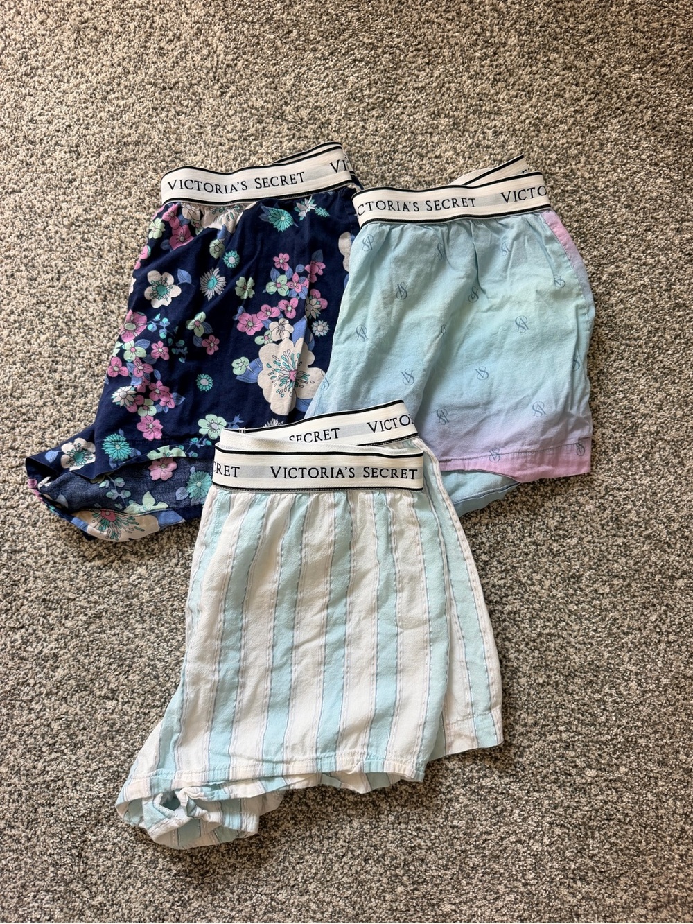 Victoria's Secret Lounge Shorts Set of 3 Size XS